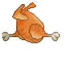Running Turkey — cartoon emoji for Slack & Discord