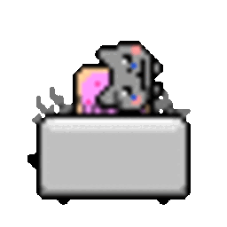 Nyancat Toaster 2 — cat emoji for Slack & Discord (Discord)