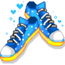 Shoes Blue — shoe emoji for Slack & Discord