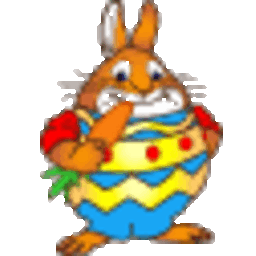 Easter Bunny 3 — cartoon emoji for Slack & Discord (Discord)