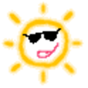 Sun Sunglasses — sun emoji for Slack & Discord