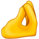 Pinched Fingers — hand-gesture emoji for Slack & Discord