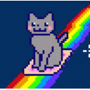 Nyancat Slide — cat emoji for Slack & Discord