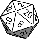 D20 — gaming emoji for Slack & Discord