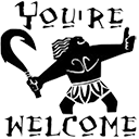 Youre Welcome — cartoon emoji for Slack & Discord