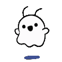 Ghost Heart — cartoon emoji for Slack & Discord