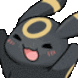 Umbreon Cheer — cartoon emoji for Slack & Discord (Discord)