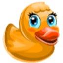Rubber Duck 2 — cartoon emoji for Slack & Discord