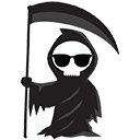 Death Mini — cartoon emoji for Slack & Discord