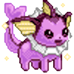 Vaporeon Shiny — cartoon emoji for Slack & Discord (Discord)