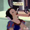 Snow White Coffee — cartoon emoji for Slack & Discord