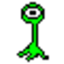 One Eyed Alien — cartoon emoji for Slack & Discord