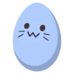Meow Blueegg — cartoon emoji for Slack & Discord (Discord)