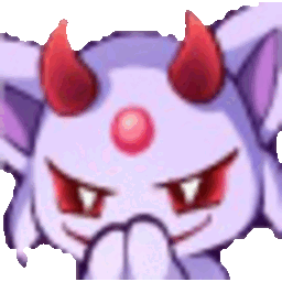 Evil Espeon — cartoon emoji for Slack & Discord (Discord)