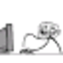 Trollface — cartoon emoji for Slack & Discord