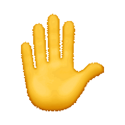Waving Hand Animated — hand-gesture emoji for Slack & Discord (Discord)