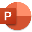 Ms Powerpoint — logo emoji for Slack & Discord