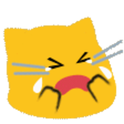 Meow Cry 2 — cartoon emoji for Slack & Discord (Discord)