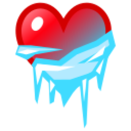Frozen Heart — heart emoji for Slack & Discord (Discord)