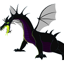 Maleficent Dragon — dragon emoji for Slack & Discord