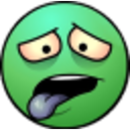 Hungover Green — cartoon emoji for Slack & Discord (Discord)