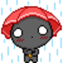 Raining — pixel-art emoji for Slack & Discord