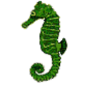 Seahorse 4 — seahorse emoji for Slack & Discord