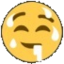 Smug Tear Drool — emoji emoji for Slack & Discord