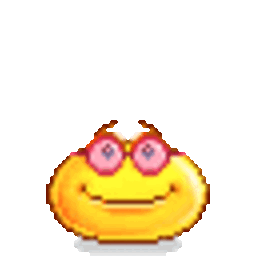 Glasses Bounce — cartoon emoji for Slack & Discord (Discord)