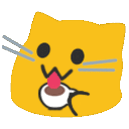 Meow Coffeesip — cartoon emoji for Slack & Discord (Discord)