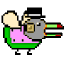 Nyan Melonbird — character emoji for Slack & Discord
