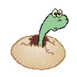 Dinosaur Egg — cartoon emoji for Slack & Discord (Discord)