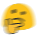 Blob Thinking Fast — thinking emoji for Slack & Discord