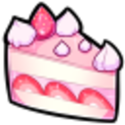 Strawberry Cakeslice — food emoji for Slack & Discord (Discord)