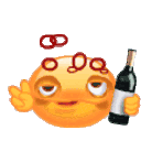 Drunk 6 — cartoon emoji for Slack & Discord