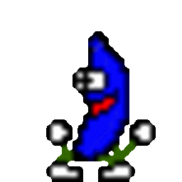 Bananadance Blue — cartoon emoji for Slack & Discord (Discord)