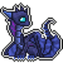 Dragon Blue — dragon emoji for Slack & Discord