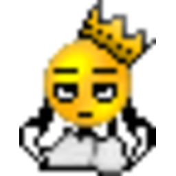 Crown 2 — cartoon emoji for Slack & Discord (Discord)