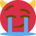 Devil Broken Smirk — emotion emoji for Slack & Discord