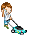 Mow Lawn — cartoon emoji for Slack & Discord