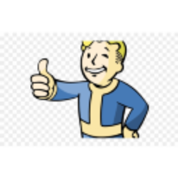 Fallout Thumbs Up — cartoon emoji for Slack & Discord (Discord)