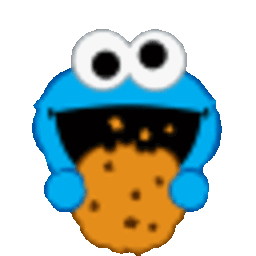 Cookie Monster 2 — cartoon emoji for Slack & Discord (Discord)