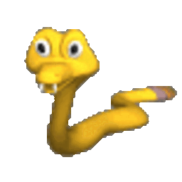 Snake — cartoon emoji for Slack & Discord (Discord)