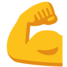 Google Musclel Blob — muscle emoji for Slack & Discord (Discord)