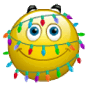 Christmas Lights 3 — happy emoji for Slack & Discord