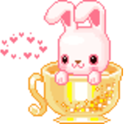 Bunny Teacup — cute emoji for Slack & Discord (Discord)