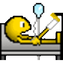 Hospital Bed — character emoji for Slack & Discord