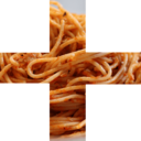 Heavy Spaghetti Plus Sign — food emoji for Slack & Discord