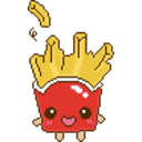 French Fries 3 — french emoji for Slack & Discord