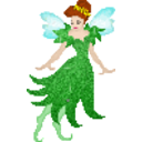 Green Fairy — cartoon emoji for Slack & Discord